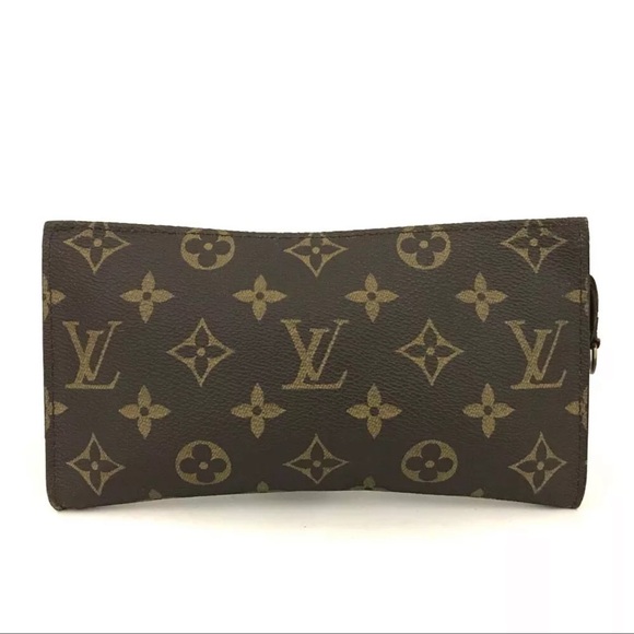 AUTH Louis Vuitton Monogram Cosmetics Pouch (Bucket GM) Purse - Picture 3 of 8
